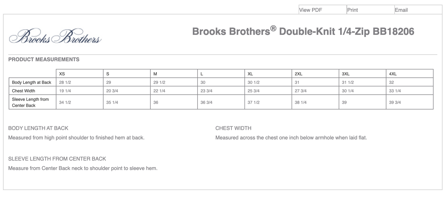 Brooks Brothers® Double-Knit 1/4-Zip