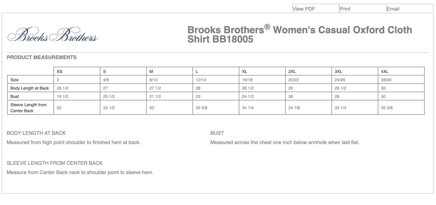 Brooks Brothers® Women’s Casual Oxford Cloth Shirt