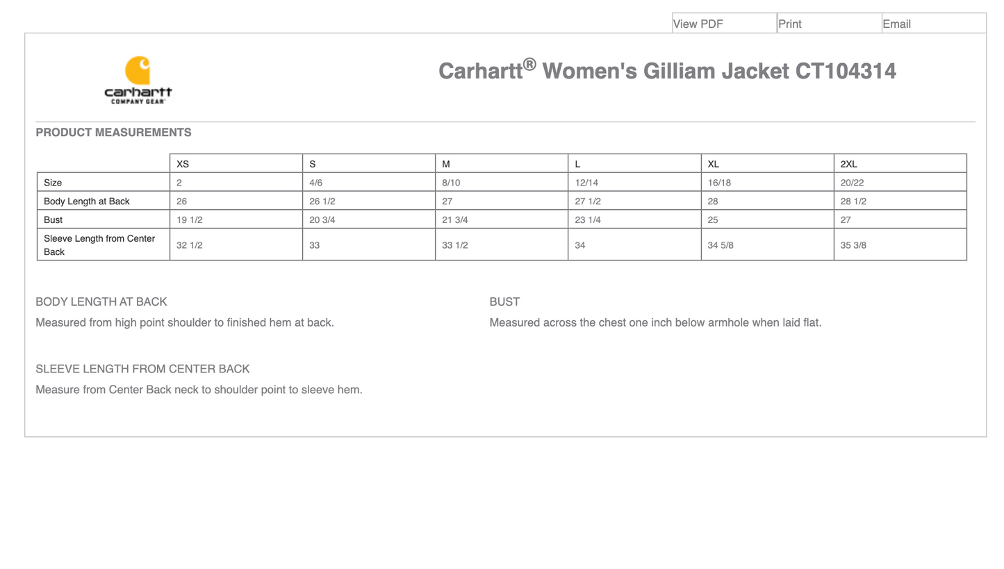 Carhartt® Women’s Gilliam Jacket