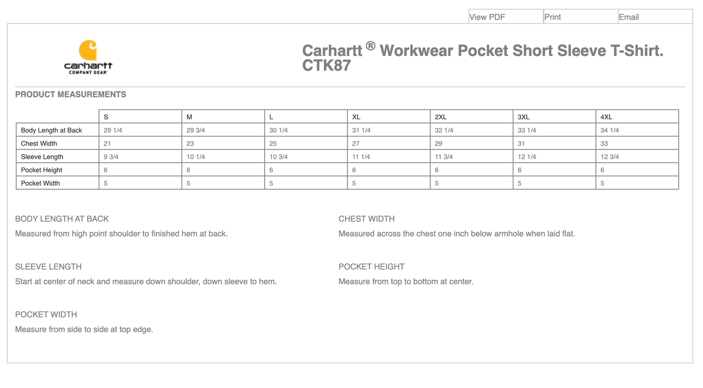 Carhartt ® Workwear Pocket Short Sleeve T-Shirt