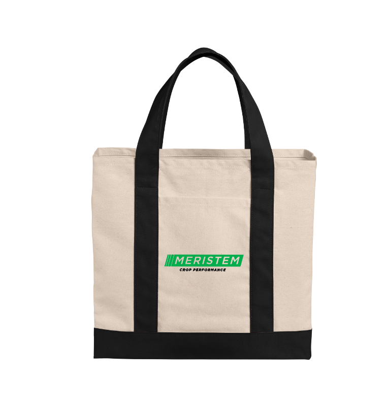 Port Authority® Cotton Canvas Two-Tone Tote
