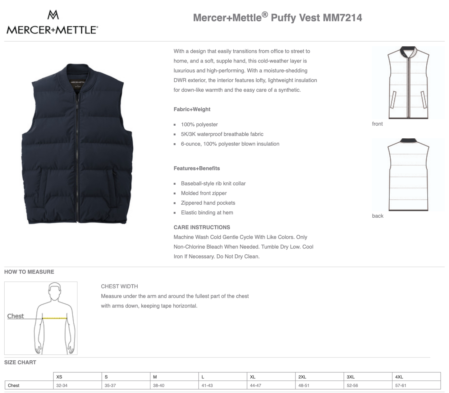 Mercer+Mettle® Puffy Vest